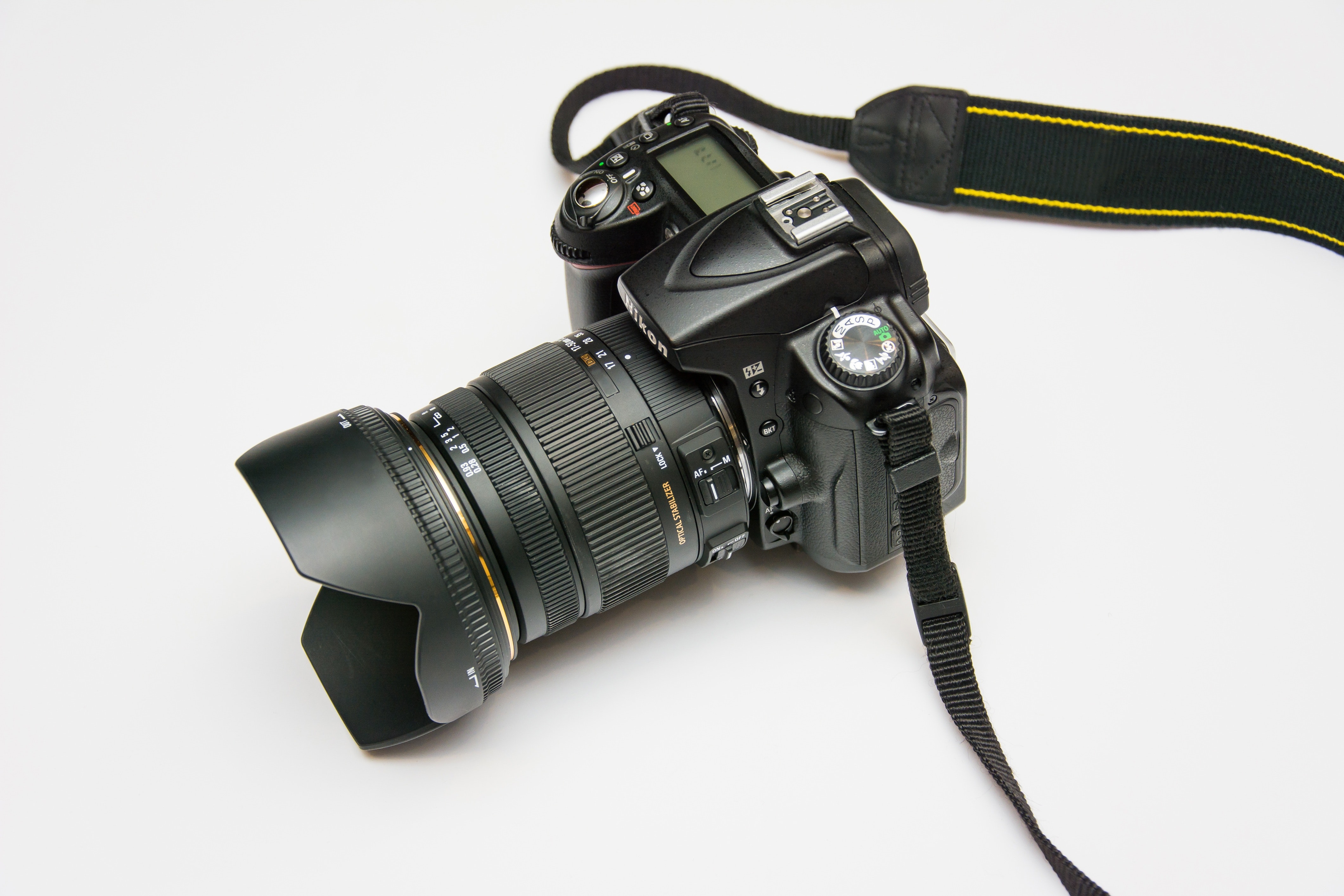 Black Dslr Camera On White Surface 51383